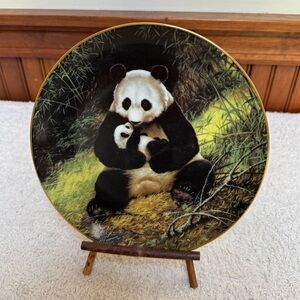 ❤️1988 THE PANDA BY WILL NELSON PLATE NO 7208L COLLECTOR PLATE!
